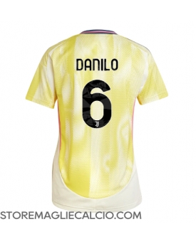 Juventus Danilo Luiz #6 Maglia Gara Trasferta Repliche 2024-25 Donna